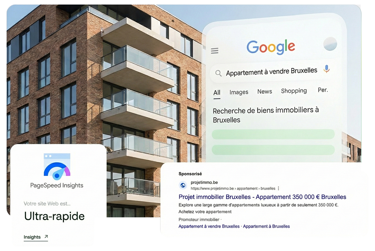 Agence marketing immobilier en Belgique